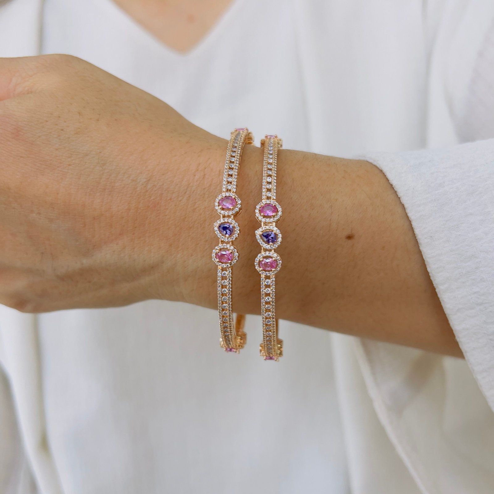 Classic Centre Motif Bangle - Image 5