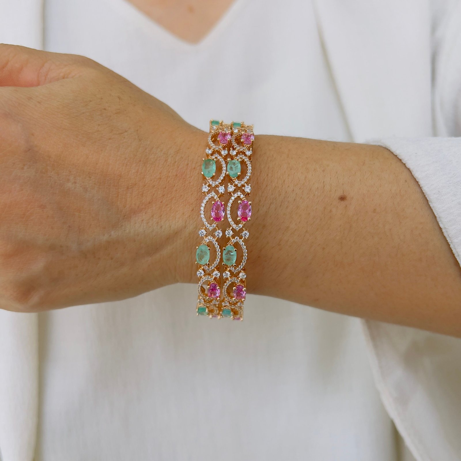 Ornate Designer Bangle - Image 5