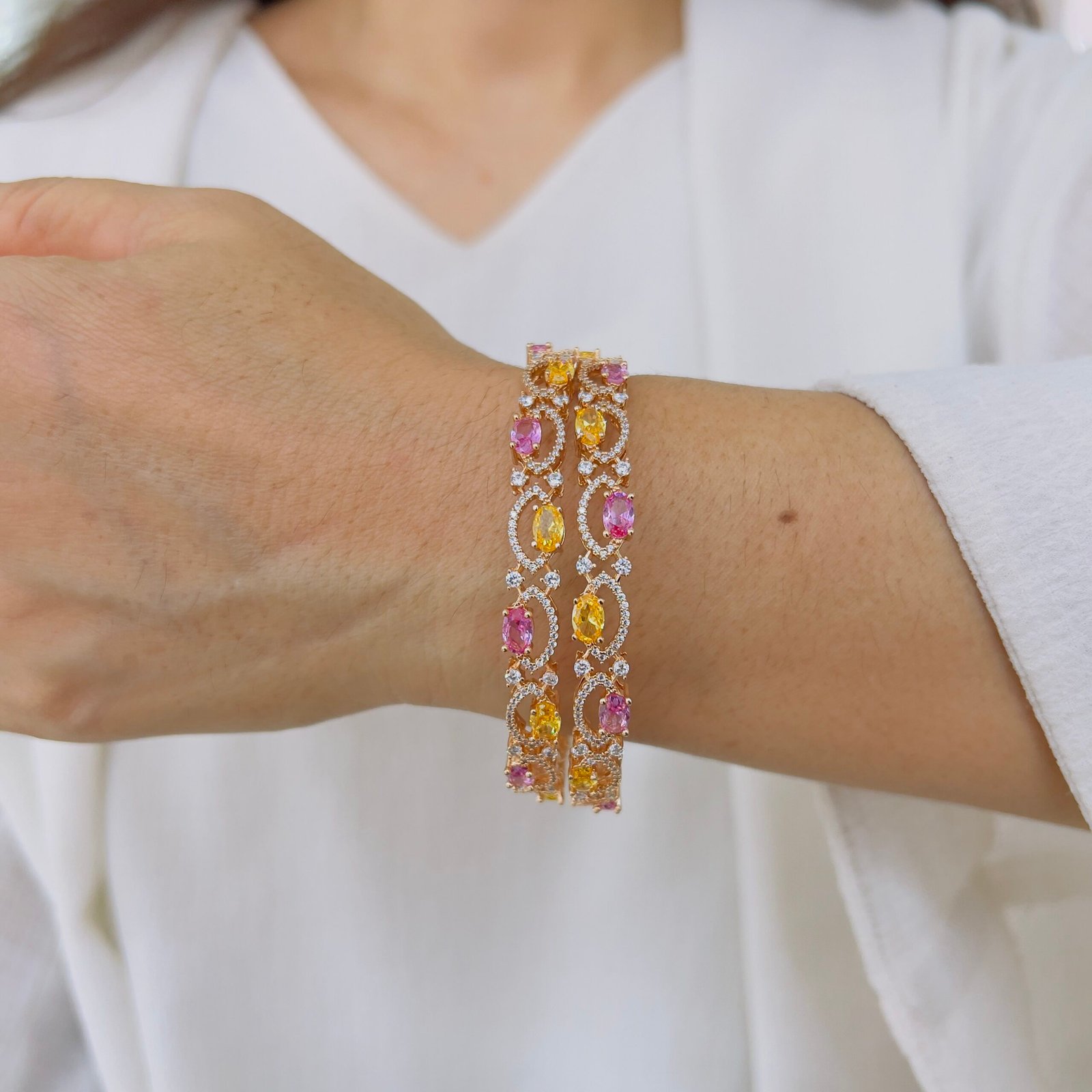 Ornate Designer Bangle - Image 8