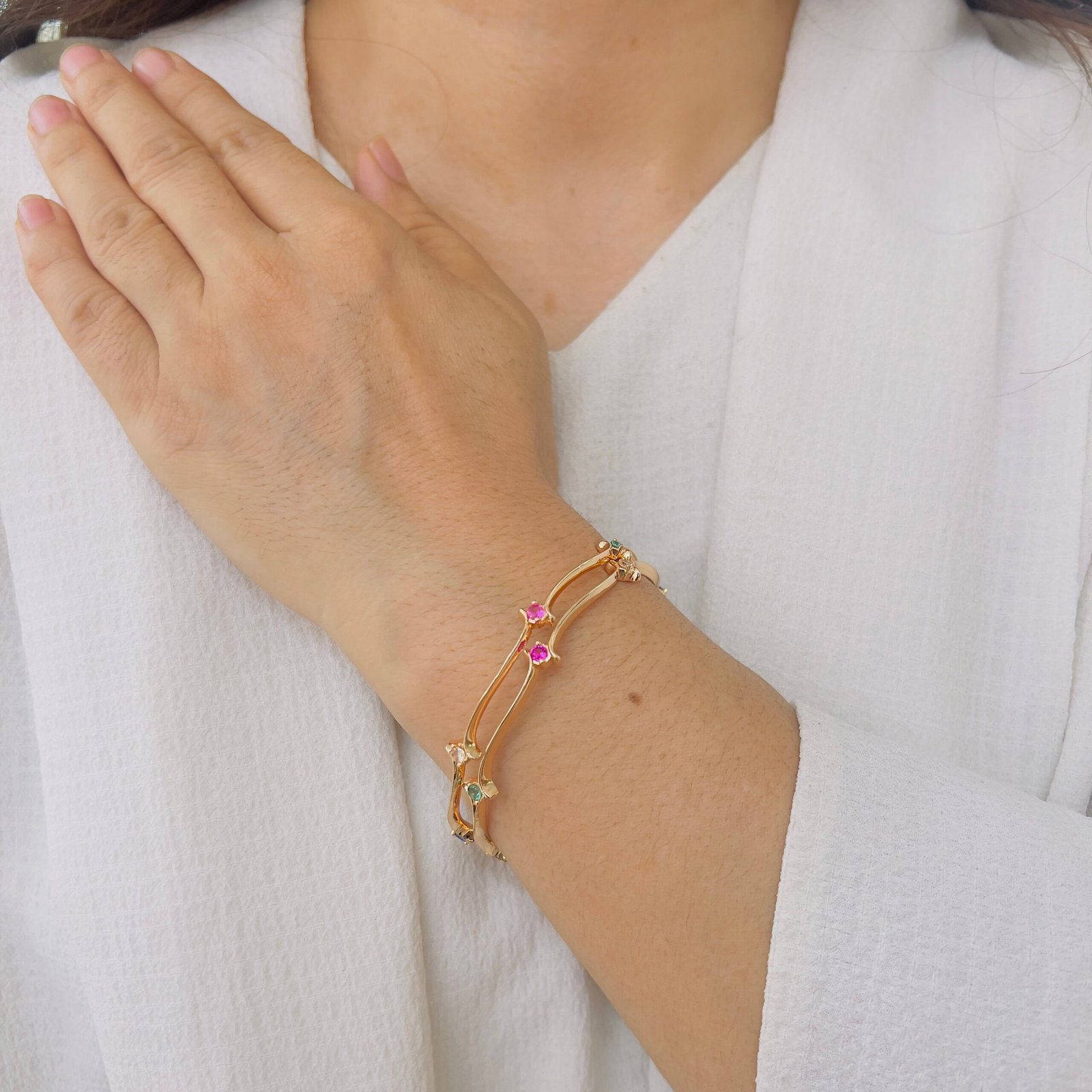 Luxe Diamond Bangle - Image 6