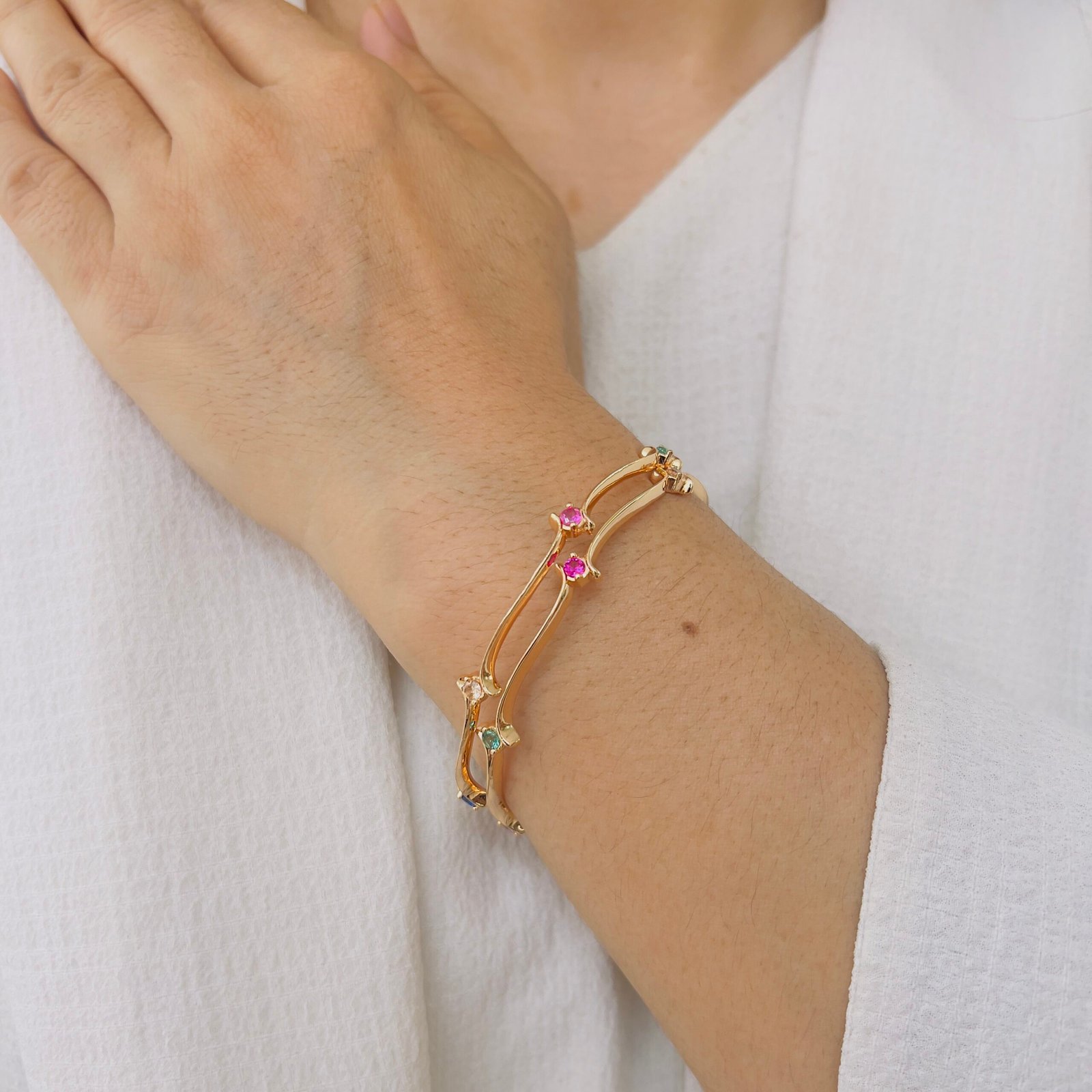 Luxe Diamond Bangle - Image 4