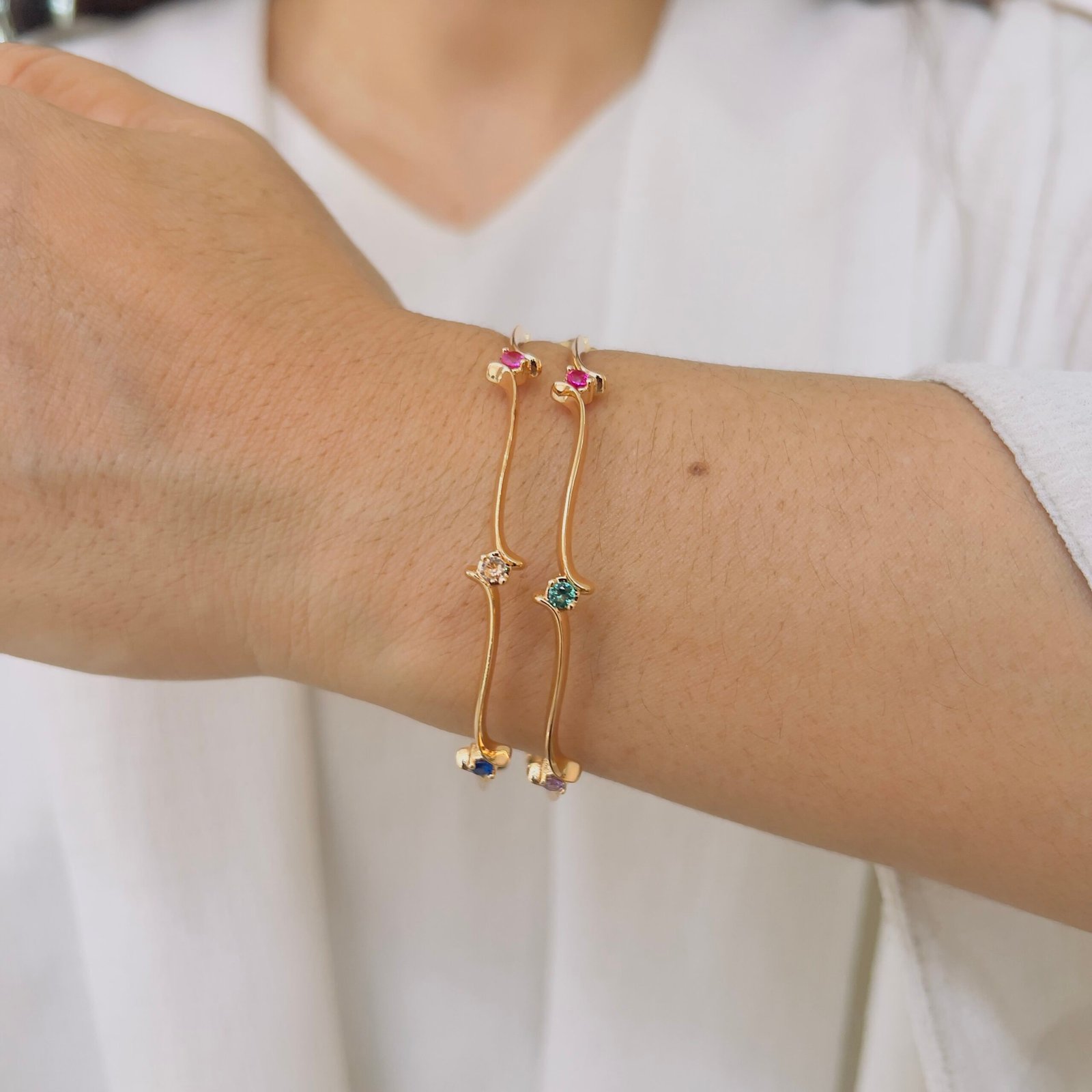 Luxe Diamond Bangle - Image 5