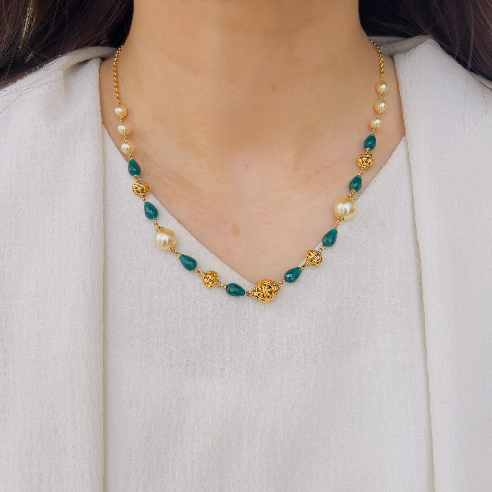 Pearl Elegance Mala