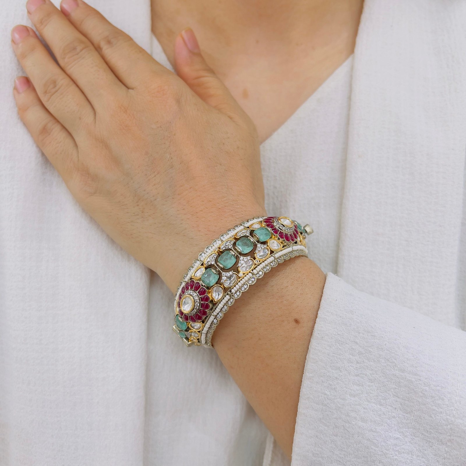 Majestic Bloom Bangles