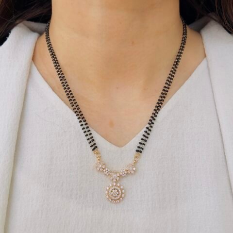 Elegant Double-Layer Mangalsutra Set