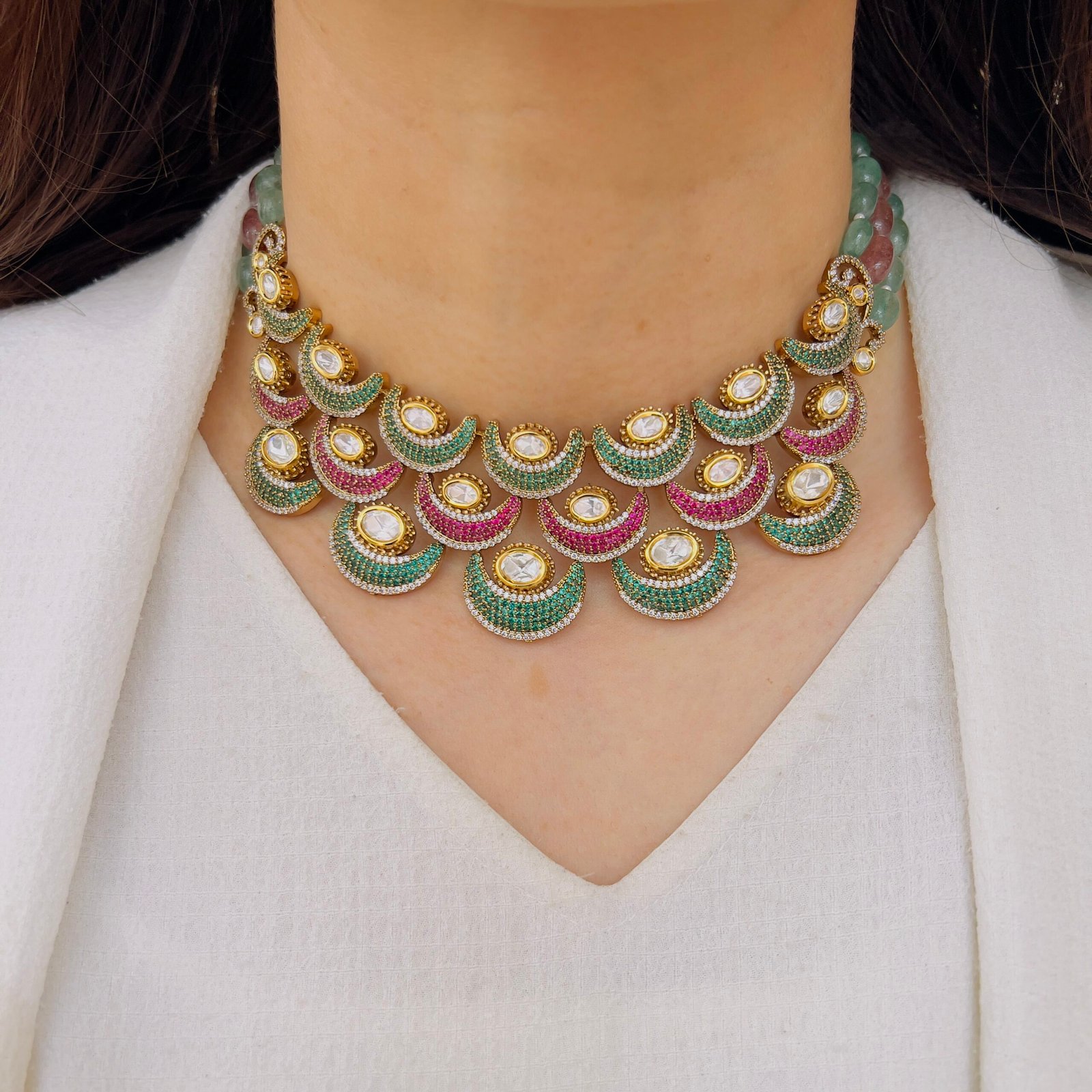 Royal Charm Choker Necklace - Image 4