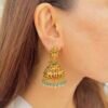 Classic Temple Jhumkas for Festive Elegance