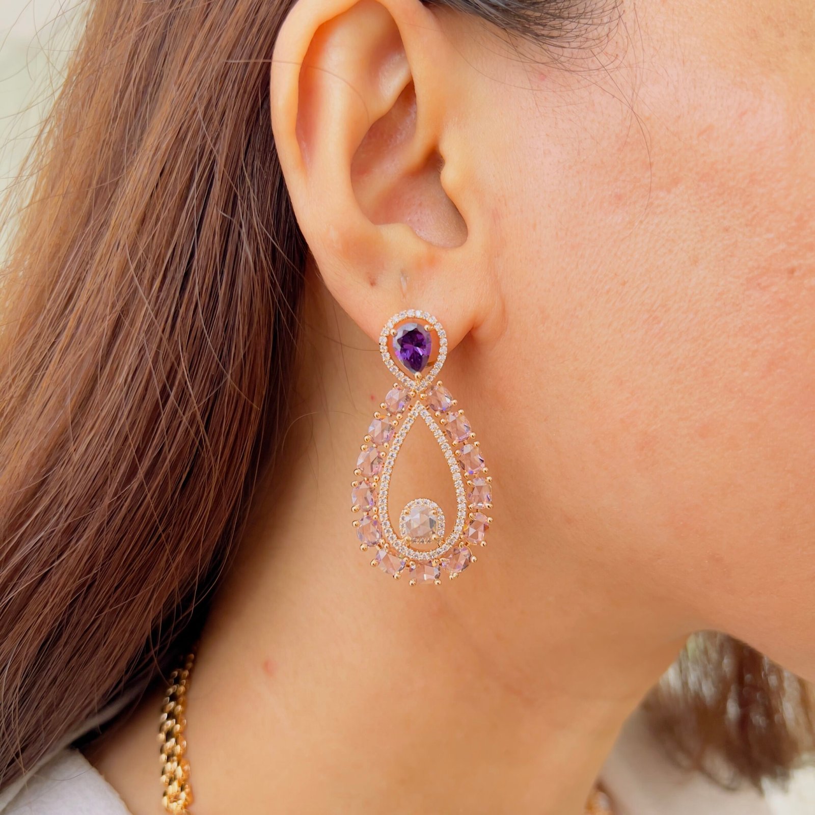 Radiant Charm Diamond Necklace - Image 14
