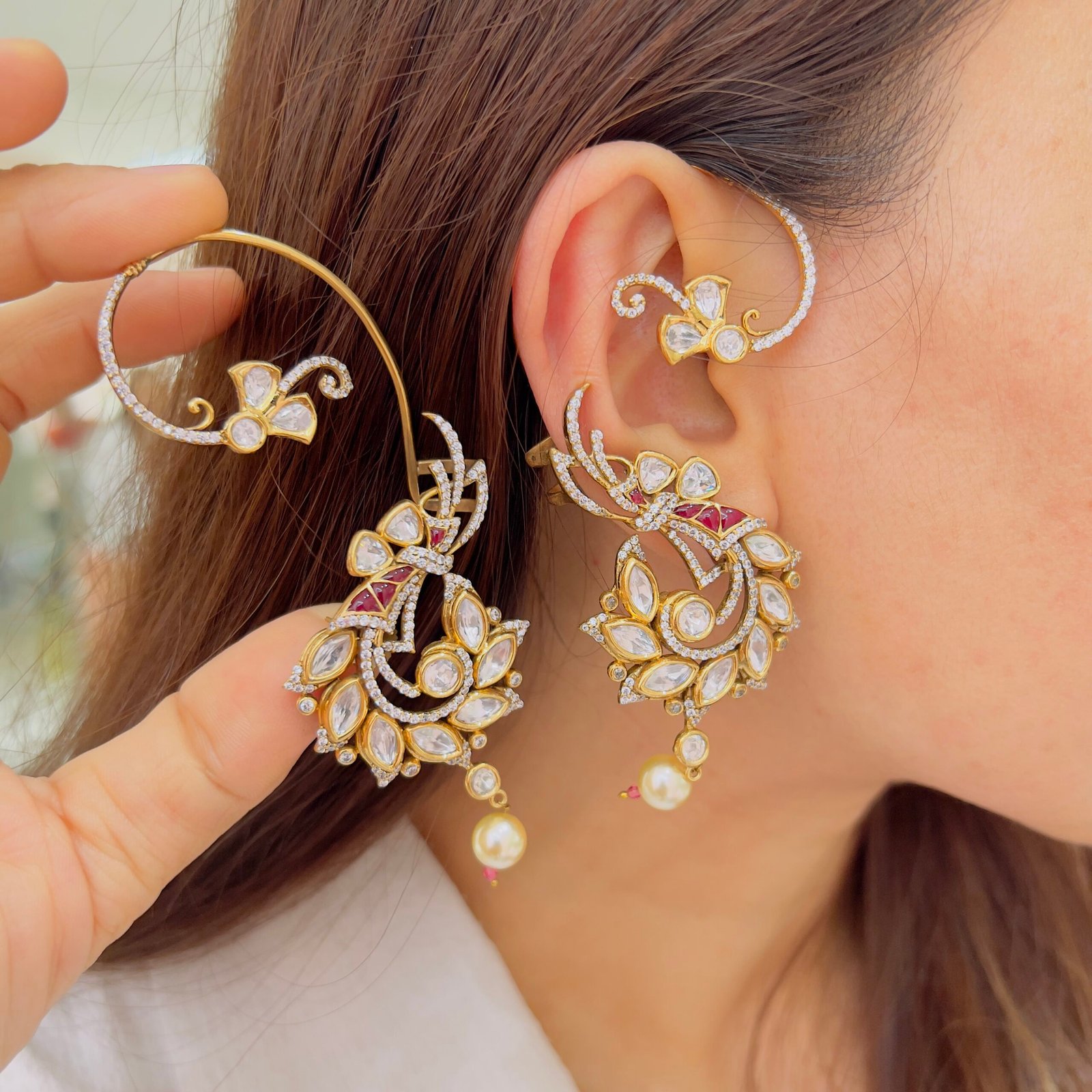 Victorian Grandeur Full Ear Cuff - Image 4