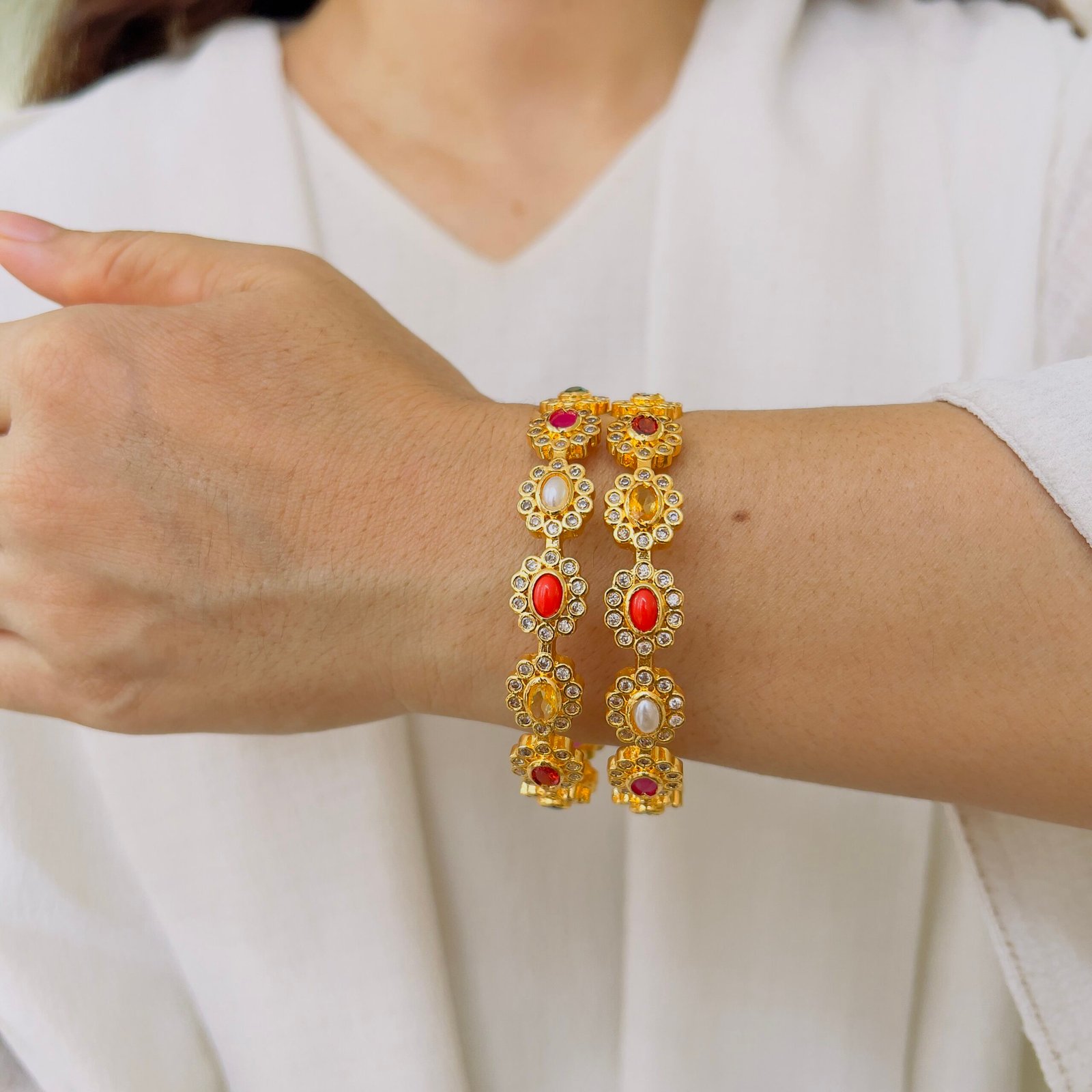 Heritage Charm Traditional Bangles - Image 2