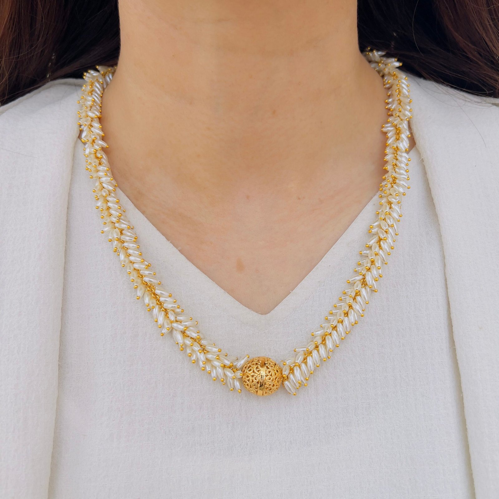 Pearl Splendour Necklace Set