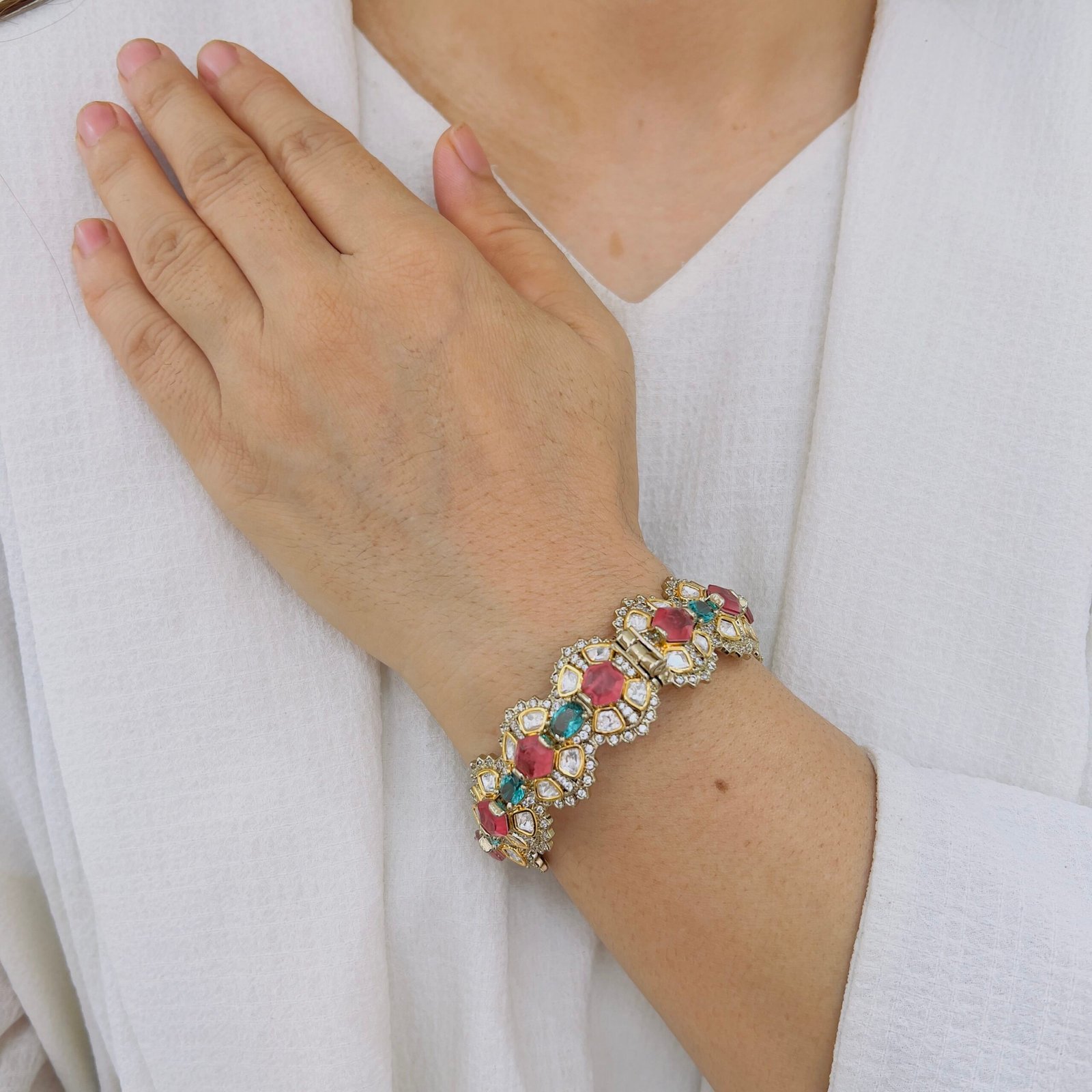 Royal Victorian Stone Bangle - Image 4