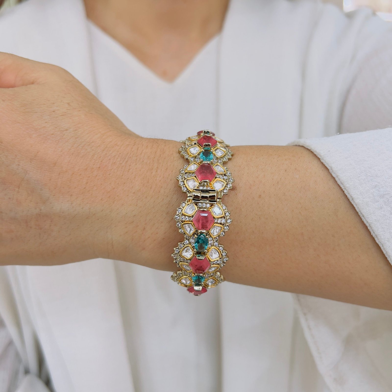 Royal Victorian Stone Bangle - Image 5