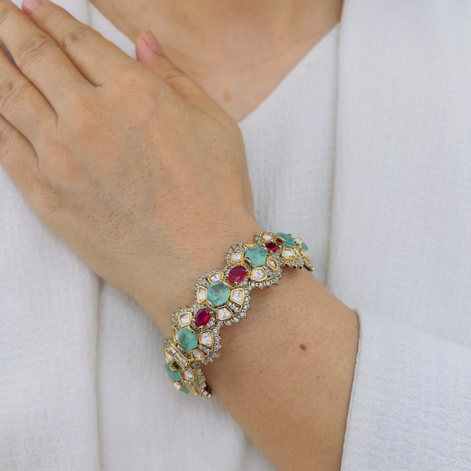 Royal Victorian Stone Bangle