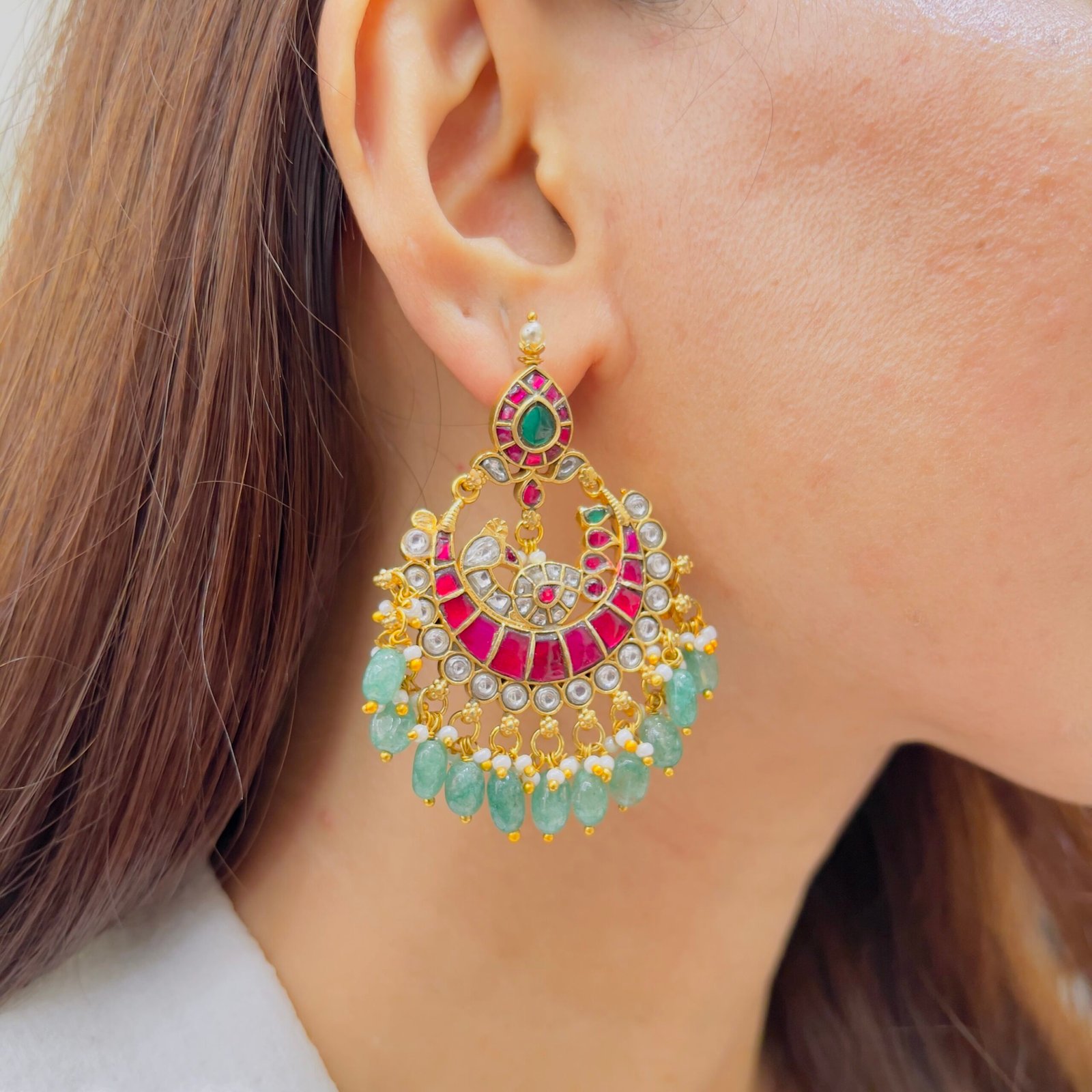 The Ethnic Muse Jadau Earrings