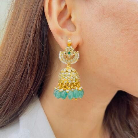 The Art of Indian Jadau Jhumkas