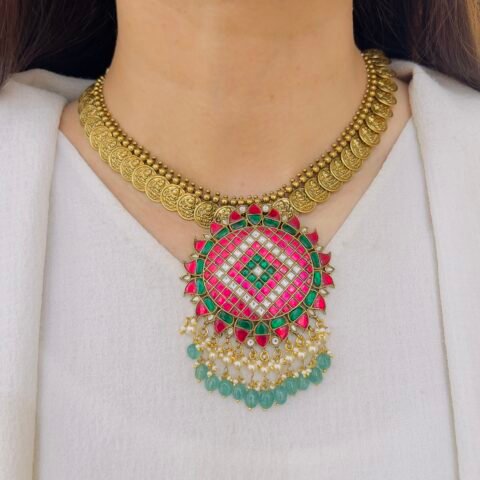 Royal Charm Jadau Necklace