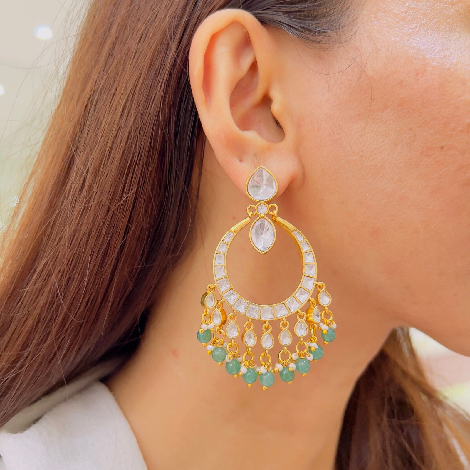 Royal Jadau Earrings