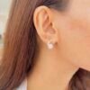Elegant Pearl Studs with a Modern Touch